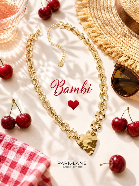 Park Lane Jewelry - Park Lane Bambi Heart Necklace